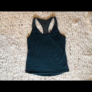 Navy blue workout top